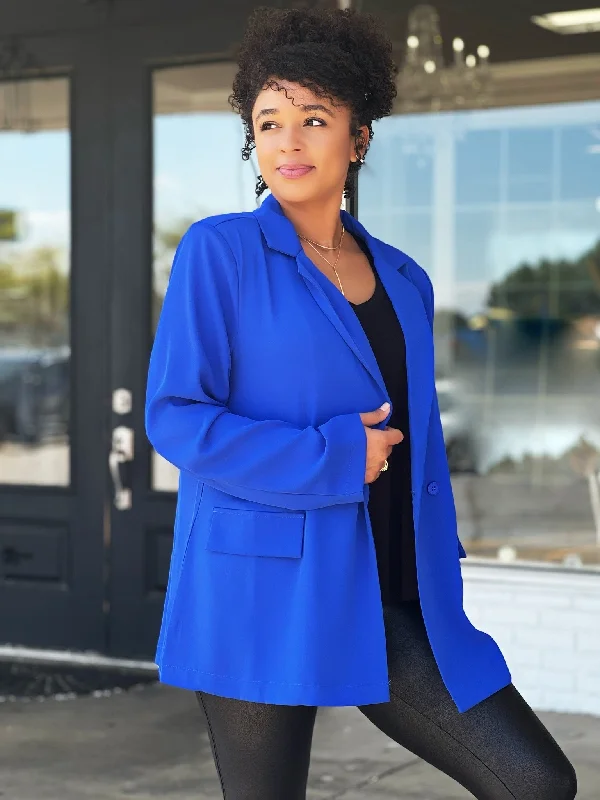 Piper Blazer - Royal- Final Sale