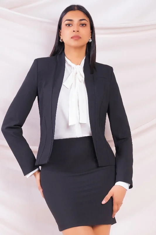 Single Lapel Open Blazer