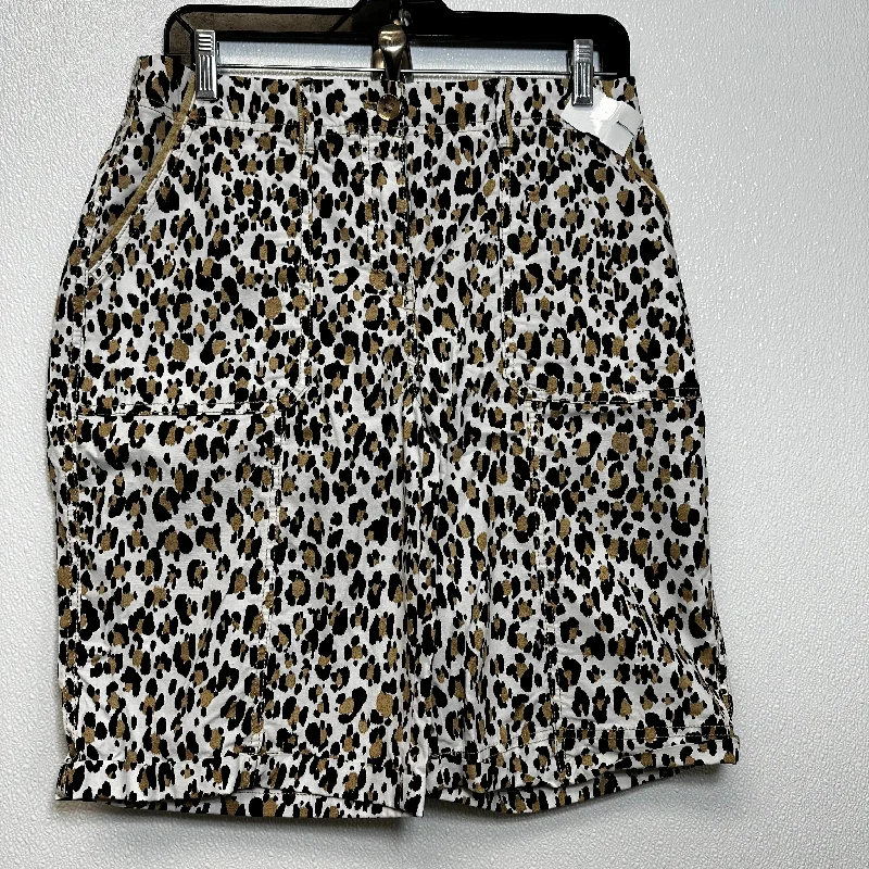 Animal Print Shorts Chicos O, Size S