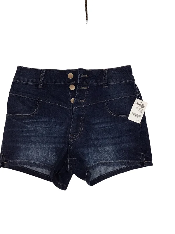 Blue Denim Shorts Charlotte Russe, Size 2